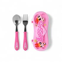 Talheres Estojo Meninas Superpoderosas Florzinha Miniso Talheres Estojo Meninas Superpoderosas Florzinha Miniso