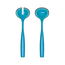 Talheres guzzini para servir salada dolcevita bio plástico 28cm azul turquesa 29730148
