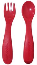 Talheres infantil Vermelho (colher e garfo) Tupperware