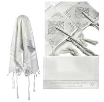 Talit Branco Infantil Ortodoxo Importado De Israel