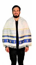 Talit Estola Sacerdotal Manto De Oração - De Israel