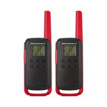 Talkabout Motorola T210BR Alcance Até 32km UHF Cor Vermelho