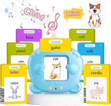 Talking Flash Cards AHJ em espanhol e inglês de 1 a 6 anos