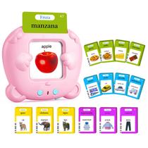 Talking Flash Cards AHJ em espanhol e inglês para crianças de 1 a 6 anos