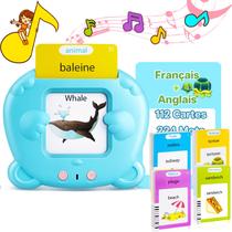 Talking Flash Cards AHJ em francês e inglês por 1-6 anos