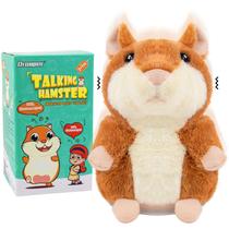 Talking Hamster Stuffed Animals Toy Qrooper para crianças de 2 a 3 anos