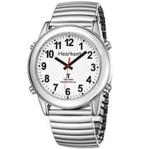 Talking Watch Hearkent Atomic para homens com elástico