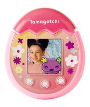 Tamagotchi Pix Bandai - Virtual Pet com Câmera Rosa