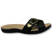 Tamanco Anabela Baixo Feminino Modare 7125.250 Napa Lezard Paris