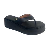Tamanco Anabela Casual Feminino Vizzano 6525100 Preto