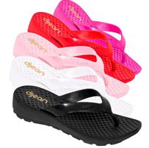 Tamanco Anabela Chinelo Feminino Dijean Original Ortopedico Tratorado Anatomico para Esporao Fascite Plantar