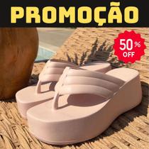 Tamanco Anabela de dedo Ortopedico para Esporao Fascite Plantar Micro Blogueira