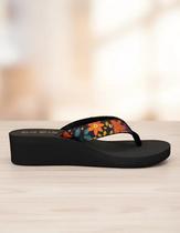 Tamanco Anabela DuRio Fly Buzios Esporao Estampas Coloridas
