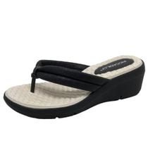Tamanco Anabela Médio Feminino Conforto Casual Piccadily