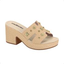 Tamanco Anabela Plataforma Novo Salto Grosso Moleca Meiapata blogueira Tamanco Anabela Plataforma Novo Salto Grosso Moleca Meiapata blogueira