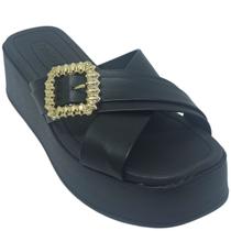 Tamanco Beira Rio Feminino Salto 5Cm com Fivela Fixa Tamanco Beira Rio Feminino Salto 5Cm com Fivela Fixa