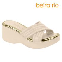 Tamanco Beira Rio Original Salto Anabela Plataforma Feminino Sandalia