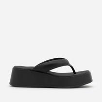 Tamanco Beira Rio Plataforma Feminino- Preto