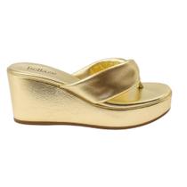 Tamanco Bellaze Plataforma Dourado Tamanco Bellaze Plataforma Dourado