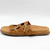 Tamanco Bottero Rasteira Slide em Camurça Feminino - MARROM Tamanco Bottero Rasteira Slide em Camurça Feminino - MARROM