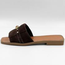 Tamanco Bottero Rasteira Slide em Camurça Feminino Tamanco Bottero Rasteira Slide em Camurça Feminino