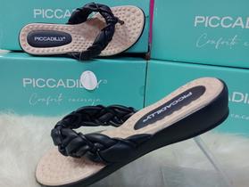 Tamanco Chinelo Anabela Feminino Piccadilly Clas Moda 500346.8