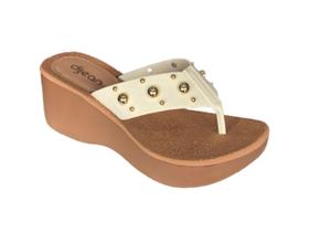 Tamanco Chinelo Feminino Dijean Casual Plataforma Dedo Tamanco Chinelo Feminino Dijean Casual Plataforma Dedo