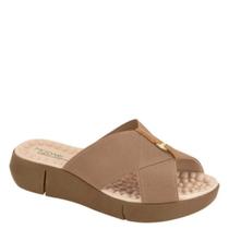 Tamanco Chinelo Feminino Ortopédico Conforto Modare 7142.101 - Tan - 36