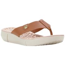 Tamanco Chinelo Feminino Ultra Conforto Tresse Modare 7142.106.21793 Camel N 36