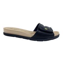 Tamanco Chinelo Slide Feminino Modare Preto Leve Ortopédico Anatômico Ultraconforto Antiderrapante