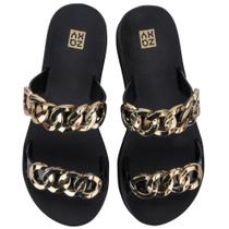 Tamanco Com Corrente Zaxy Slide Feminino Slide Moderno Tamanco Com Corrente Zaxy Slide Feminino Slide Moderno