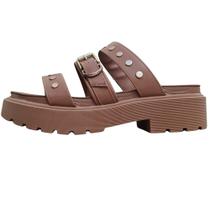 Tamanco Com Tachas Feminina Vizzano Tratorado Confortavel Tamanco Com Tachas Feminina Vizzano Tratorado Confortavel