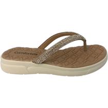 Tamanco Comfort Flex Tira Strass Feminino