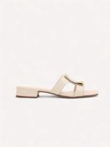 Tamanco Couro Saltinho - Off White Tamanco Couro Saltinho - Off White