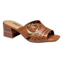 Tamanco Dakota Sandália Salto Bloco Feminina Fivela Y8542 Cor:CarameloTamanho:35Gênero:Feminino