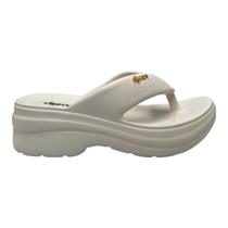Tamanco Dijean Feminino Nuvem 331 Off White Plataforma Leve Anatomica - Tamanco Dijean Feminino Nuvem 331 Off White Plataforma Leve Anatomica -