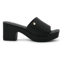 Tamanco Feminina Via Uno 920001 Salto Plataforma Medio Moda