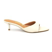 Tamanco Feminina Vizzano Original 6576.101 Salto Alto Bico Fino Tendencia