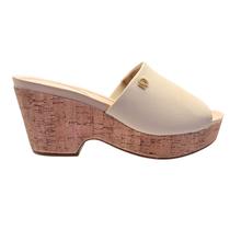 Tamanco Feminino Adulto Ultra Conforto Salto Grosso Modare Cor:CremeTamanho:36 Tamanco Feminino Adulto Ultra Conforto Salto Grosso Modare Cor:CremeTamanho:36