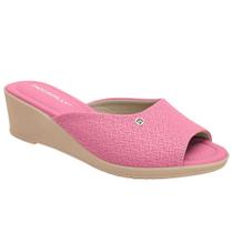 Tamanco Feminino Anabela Carla Off Rosa Chiclete Piccadilly 163014-14