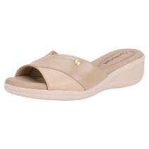 Tamanco feminino anabela comfortflex 2588402