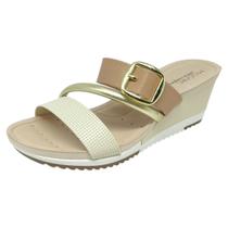 Tamanco Feminino Anabela Salto Baixo Ultra Conforto Modare