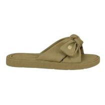 Tamanco feminino anabela slide modare verde - Tamanco feminino anabela slide modare verde -