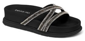 Tamanco Feminino Beira Rio Flat Strass 8534103