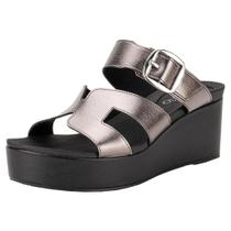 Tamanco Feminino Beira Rio Slide Tiras Salto Plataforma Alto