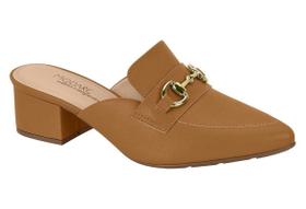 Tamanco Feminino Bico Fino Mule Conforto Salto Bloco Modare 7340.124