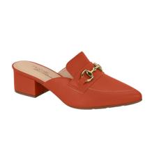 Tamanco Feminino Bico Fino Mule Conforto Salto Bloco Modare 7340.124