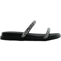 Tamanco Feminino Casual Conforto Com Strass Beira Rio 8488.105