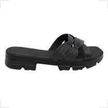 Tamanco Feminino Casual Sandalia Chinelo Slide Leve Macia Tratorada Ultraconfortavel Ortopedica