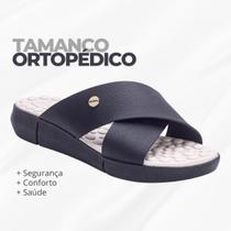 Tamanco Feminino Chinelo Massageador Papete Plataforma Confort
